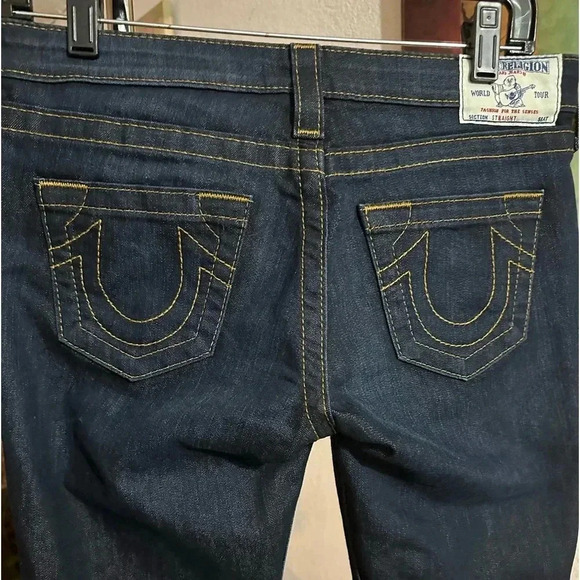True Religion fashion for the senses straight jeans women’s size 28/33 - Picture 5 of 8